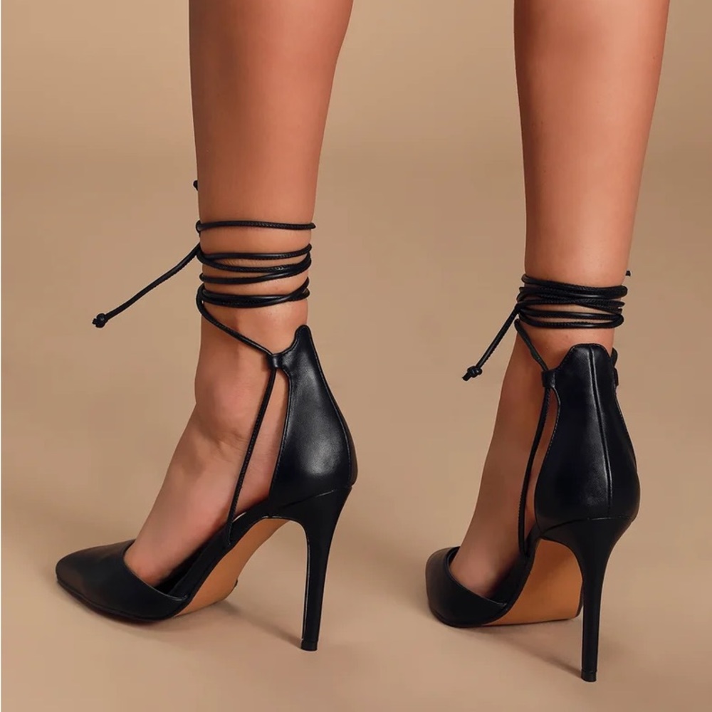 Lemon Drop by Privileged Rafaela Lace-Up Heel